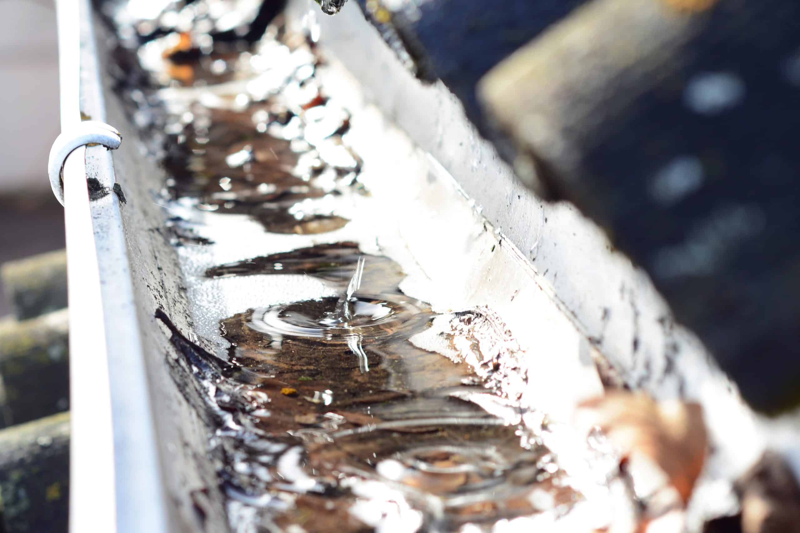 We help you with clogged gutters