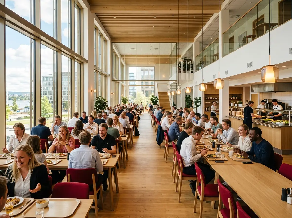 The digital staff restaurant